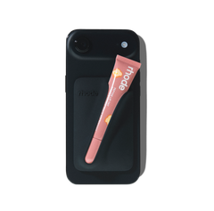 black snap-on lip case with scented peptide lip tint toast