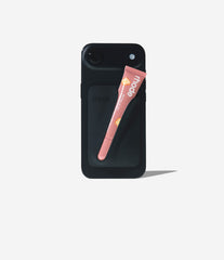 black snap-on lip case with scented peptide lip tint toast